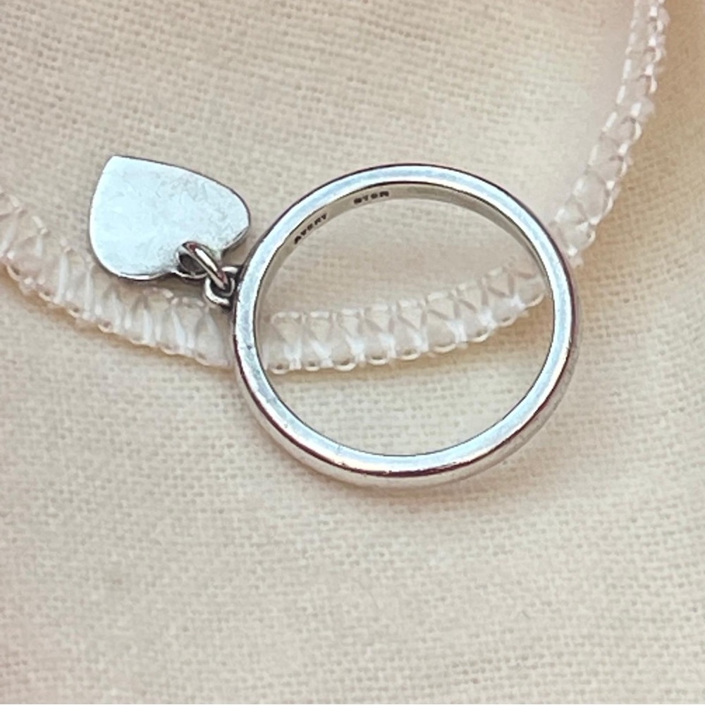 James Avery Heart Dangle Ring - image 2